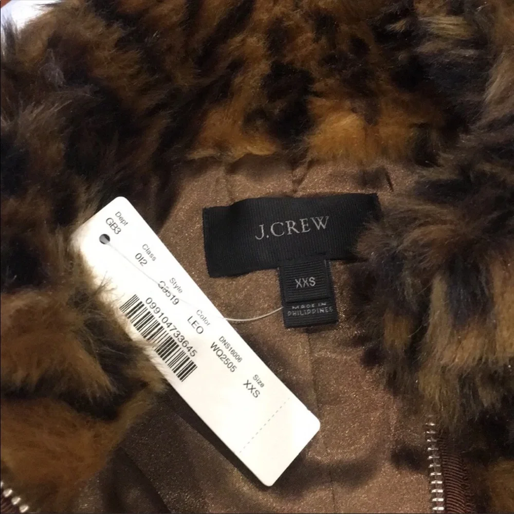 j. crew Leo vest xxs